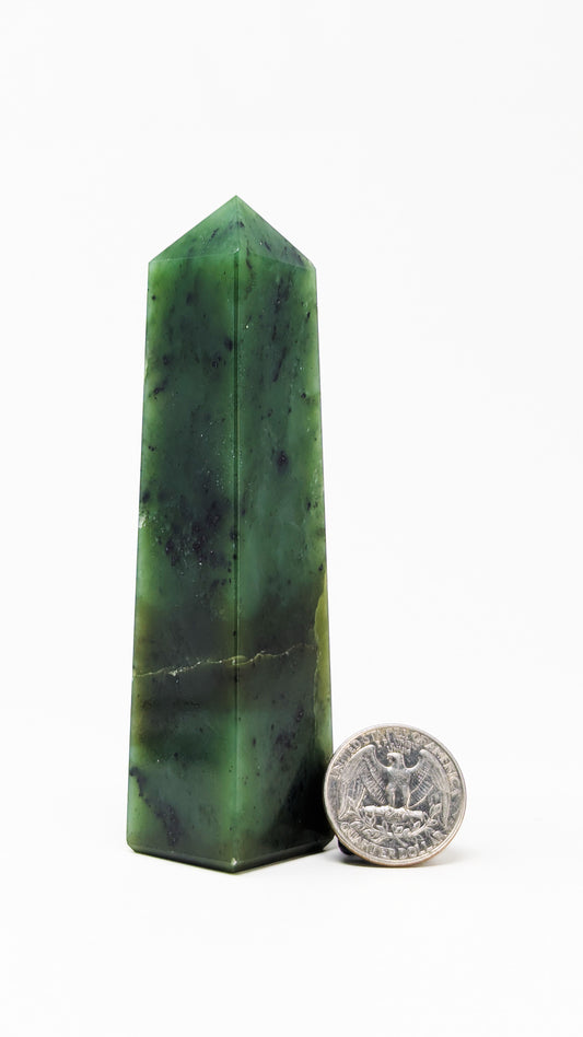 British Columbia Nephrite - Tower - B+ Grade - 1pc - 170g