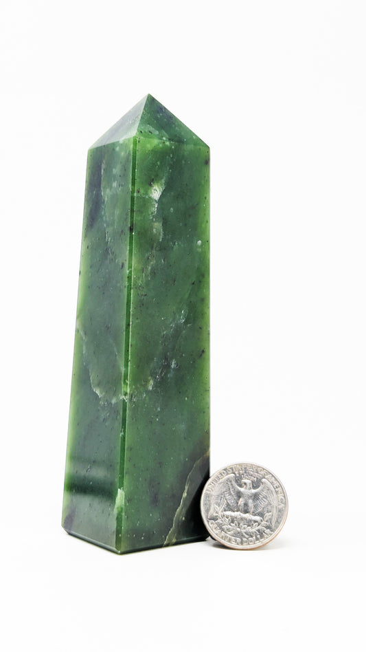British Columbia Nephrite - Tower - B+ Grade - 1pc - 274g