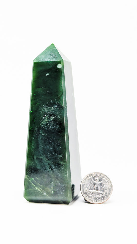 British Columbia Nephrite - Tower - B+ Grade - 1pc - 327g