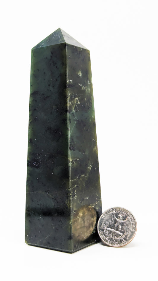 British Columbia Nephrite - Tower - B+ Grade - 1pc - 352g