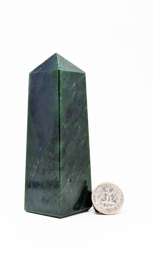 British Columbia Nephrite - Tower - B+ Grade - 1pc - 364g