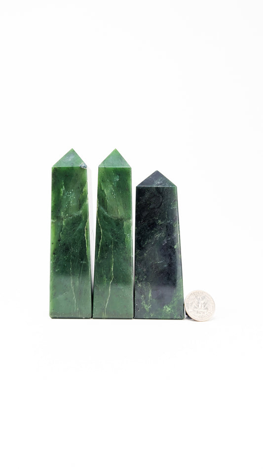 British Columbia Nephrite - Tower - B+ Grade - 3pc - 1080g