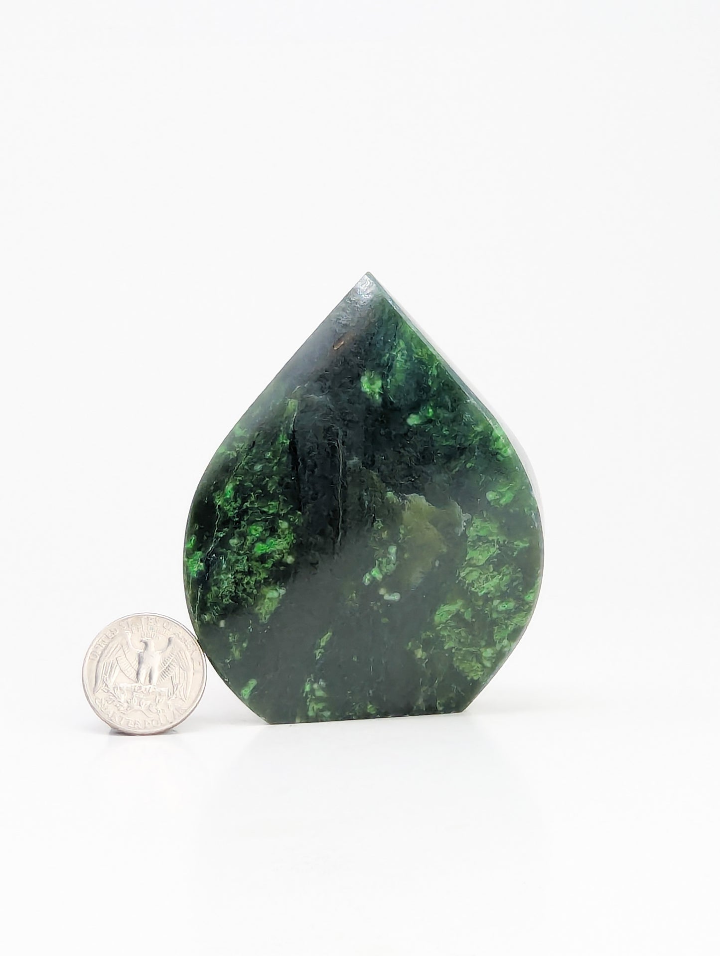 British Columbia Nephrite - Flame - B+ Grade - 1pc - 311g