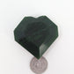 British Columbia Nephrite - Faceted Heart - A Grade - 1pc - 104g