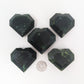British Columbia Nephrite - Faceted Heart - B Grade - 5pc - 564g
