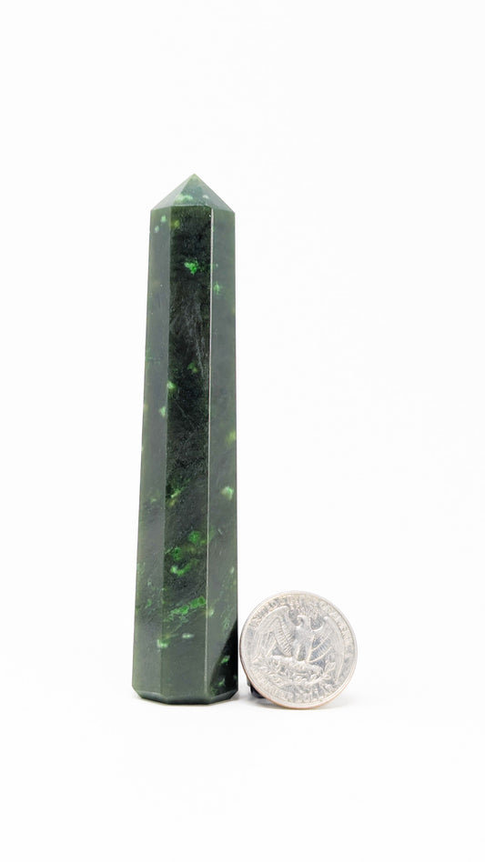 British Columbia Nephrite - Obelisk - A Grade - 1pc - 103.1g