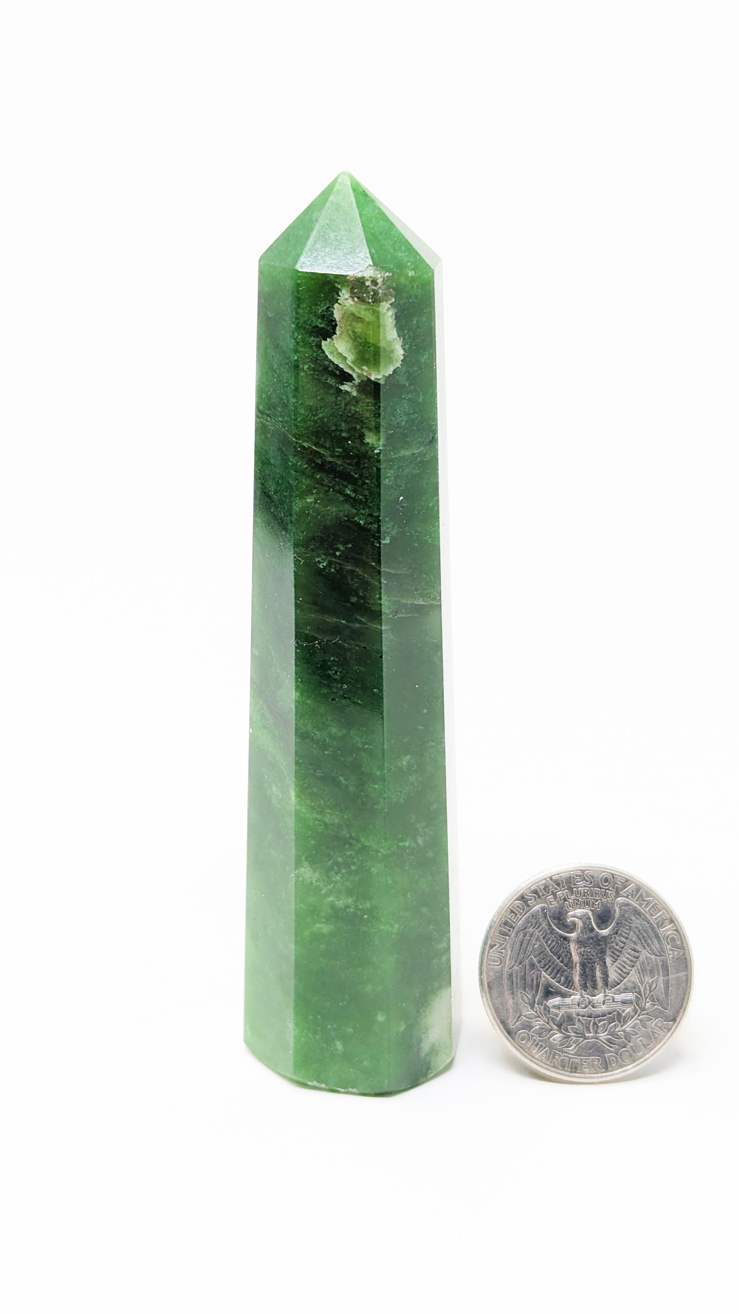 British Columbia Nephrite - Obelisk - A Grade - 1pc - 104g