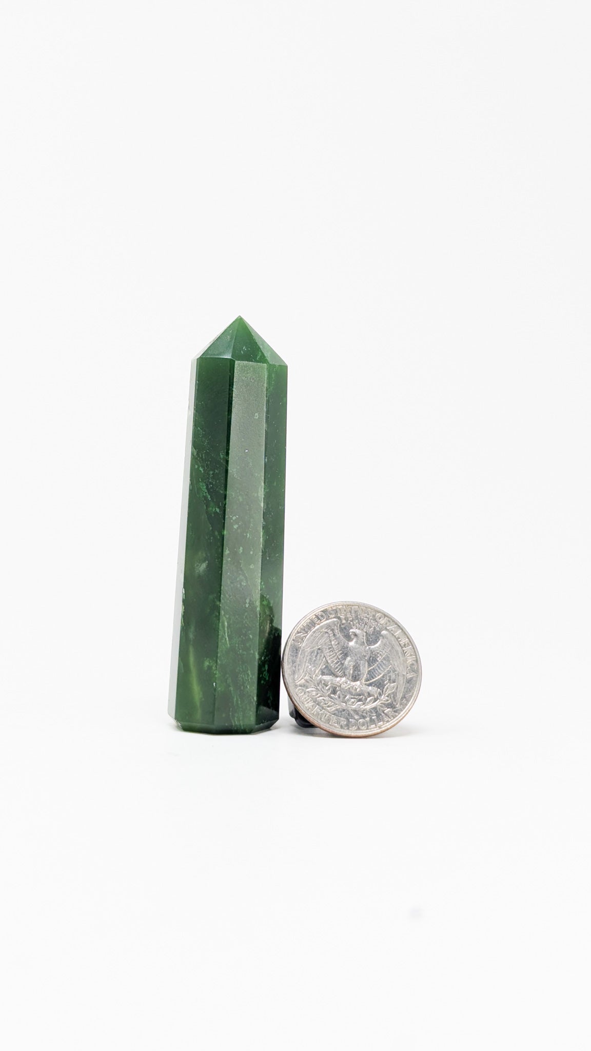 British Columbia Nephrite - Obelisk - A Grade - 1pc - 49g