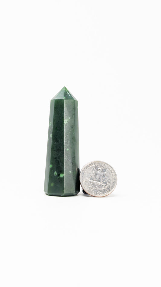 British Columbia Nephrite - Obelisk - A Grade - 1pc - 53g