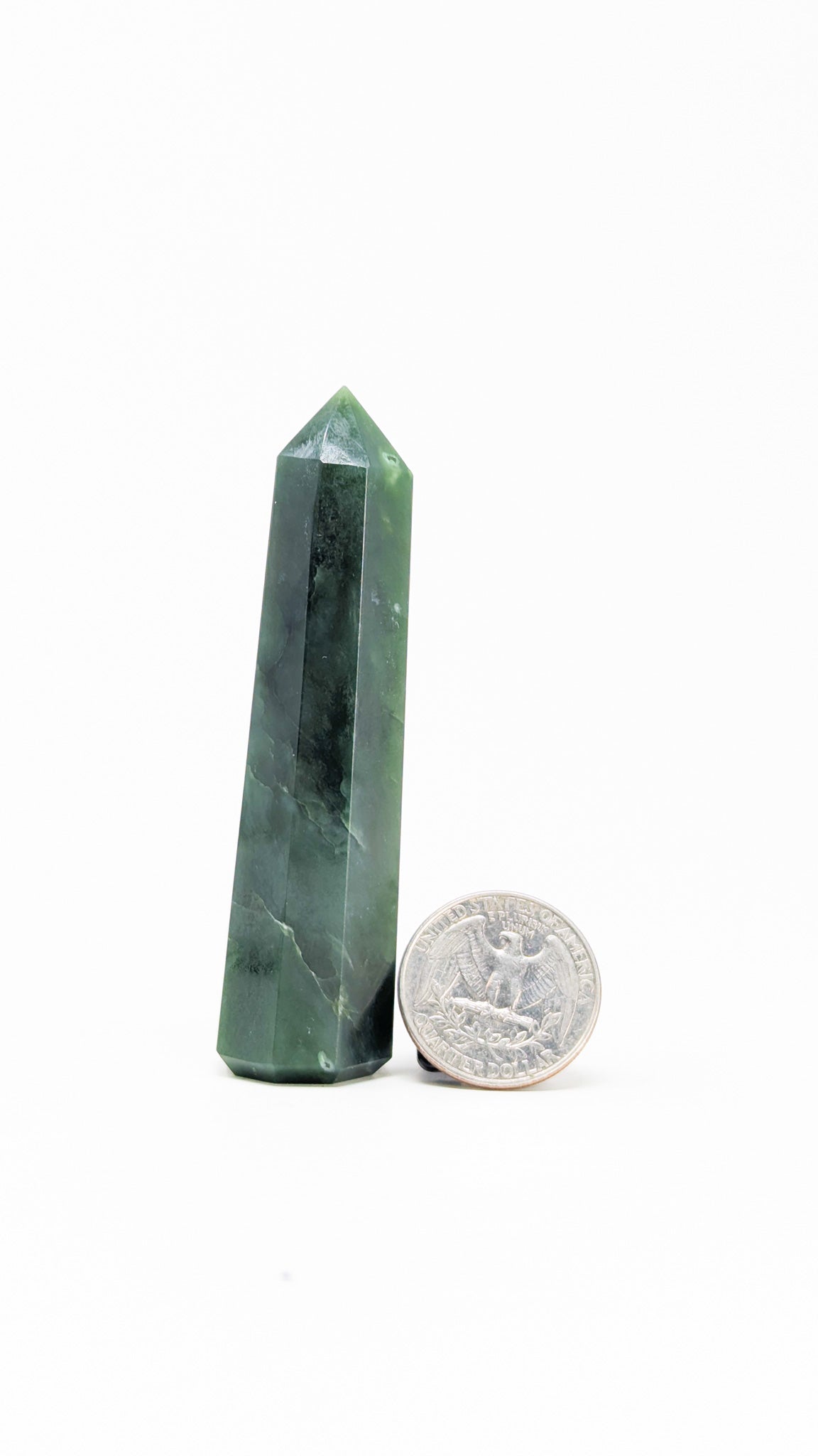 British Columbia Nephrite - Obelisk - A Grade - 1pc - 64g