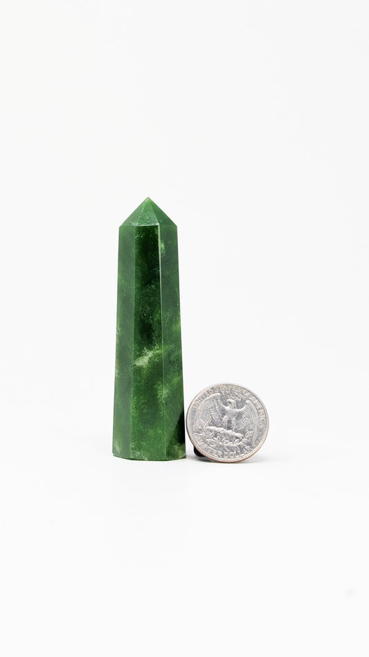 British Columbia Nephrite - Obelisk - A Grade - 1pc - 68g