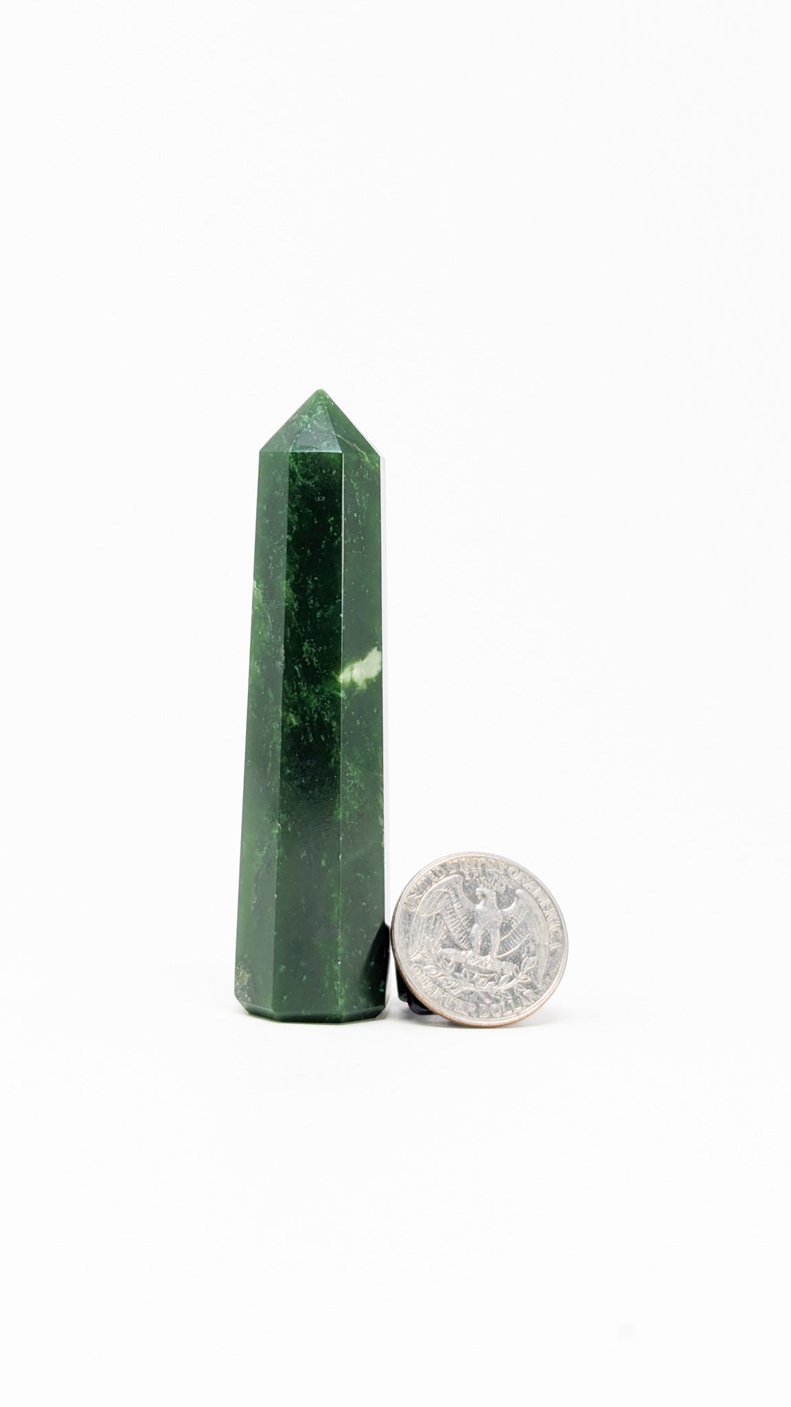 British Columbia Nephrite - Obelisk - A Grade - 1pc - 71g