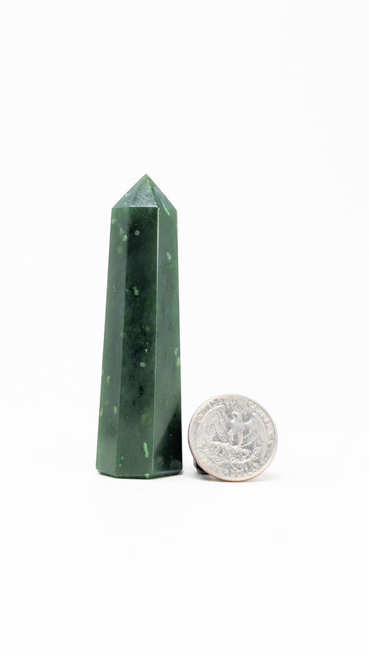 British Columbia Nephrite - Obelisk - A Grade - 1pc - 78g