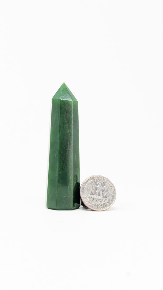 British Columbia Nephrite - Obelisk - A Grade - 1pc - 81.1g