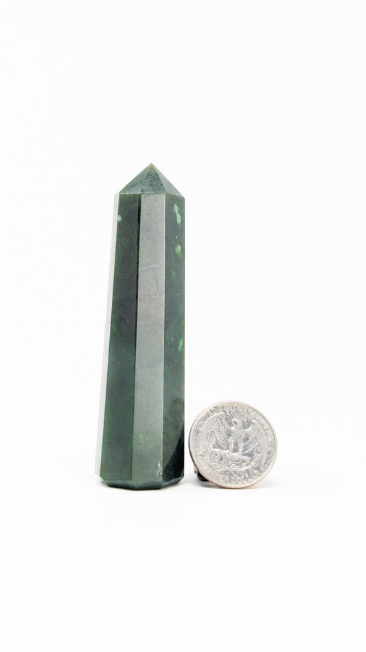 British Columbia Nephrite - Obelisk - A Grade - 1pc - 81g