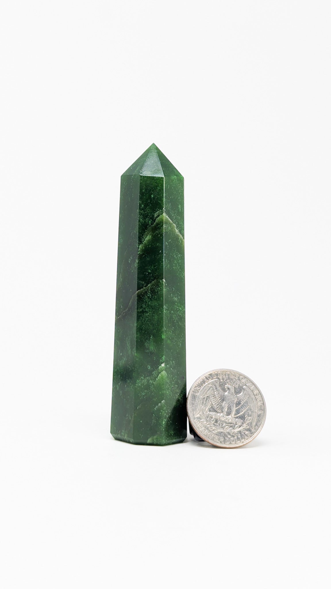 British Columbia Nephrite - Obelisk - A Grade - 1pc - 86g