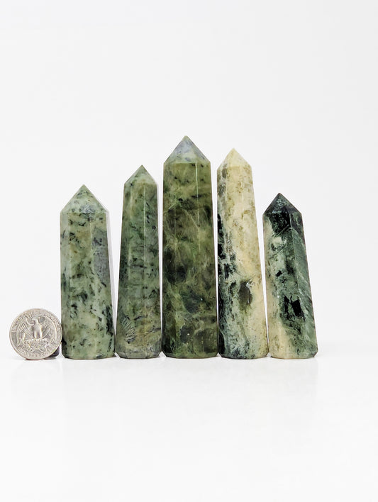 British Columbia Nephrite - Tower - Character Grade - 5pc - 459g