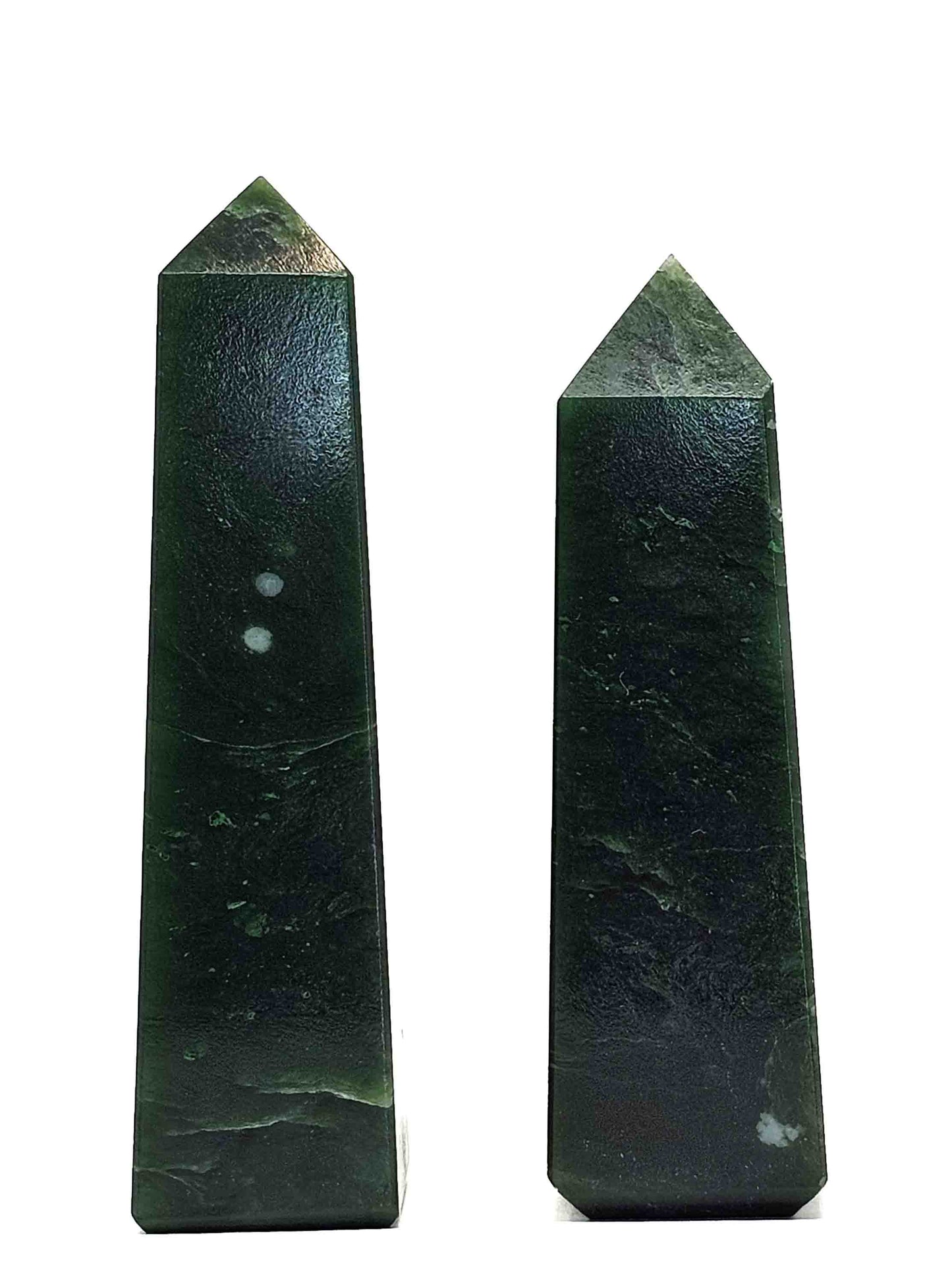 British Columbia Nephrite - Obelisk - A Grade - 2pc - 385g