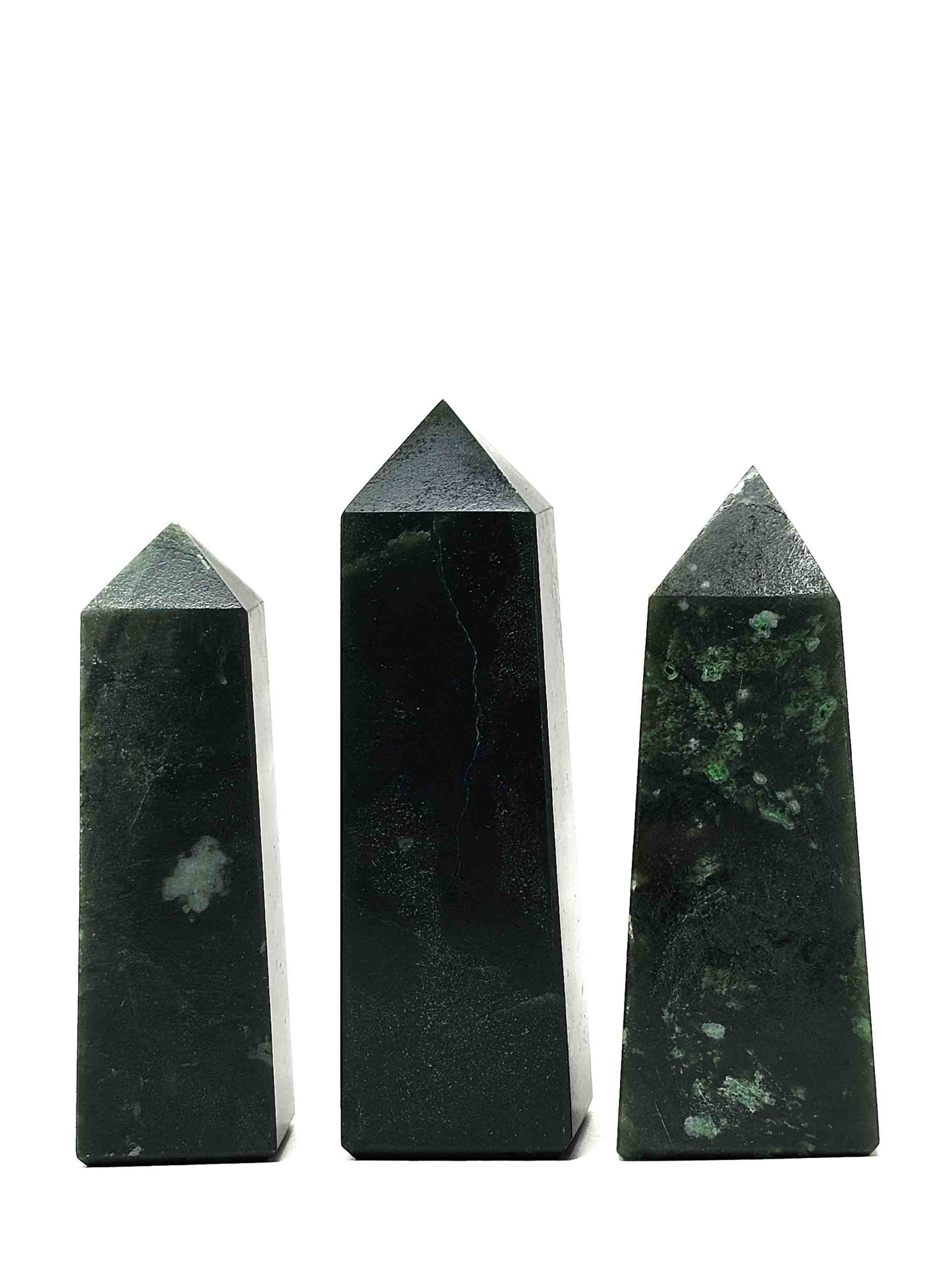 British Columbia Nephrite - Obelisk - C Grade - 3pc - 370g