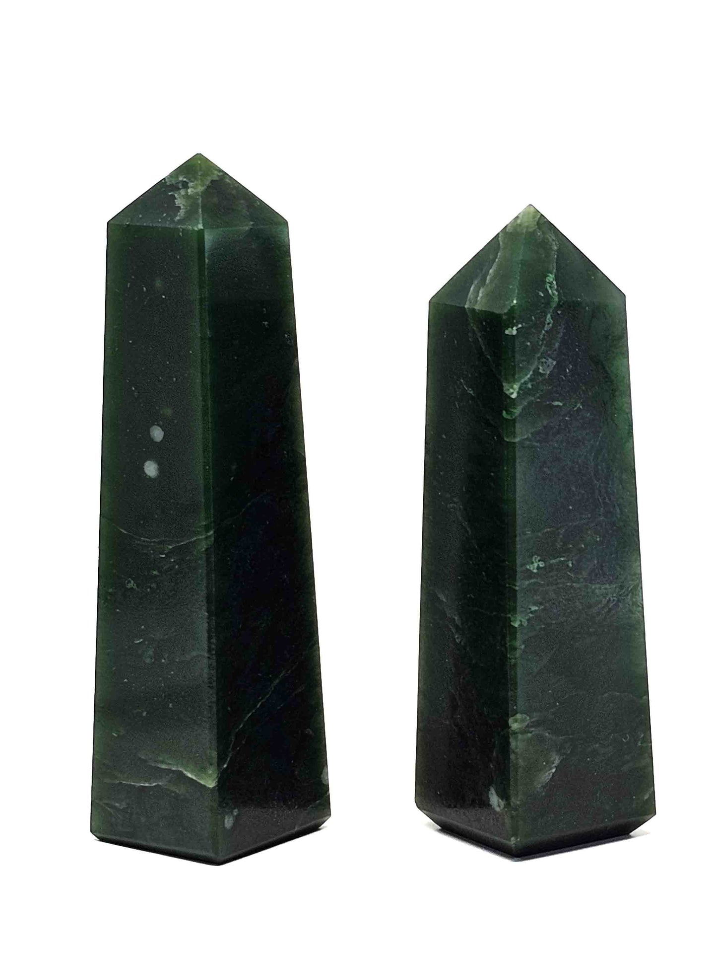British Columbia Nephrite - Obelisk - A Grade - 2pc - 385g