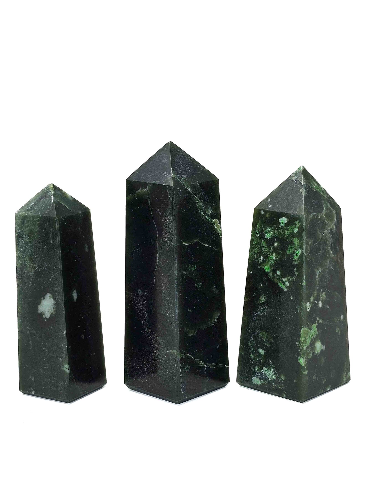 British Columbia Nephrite - Obelisk - C Grade - 3pc - 370g