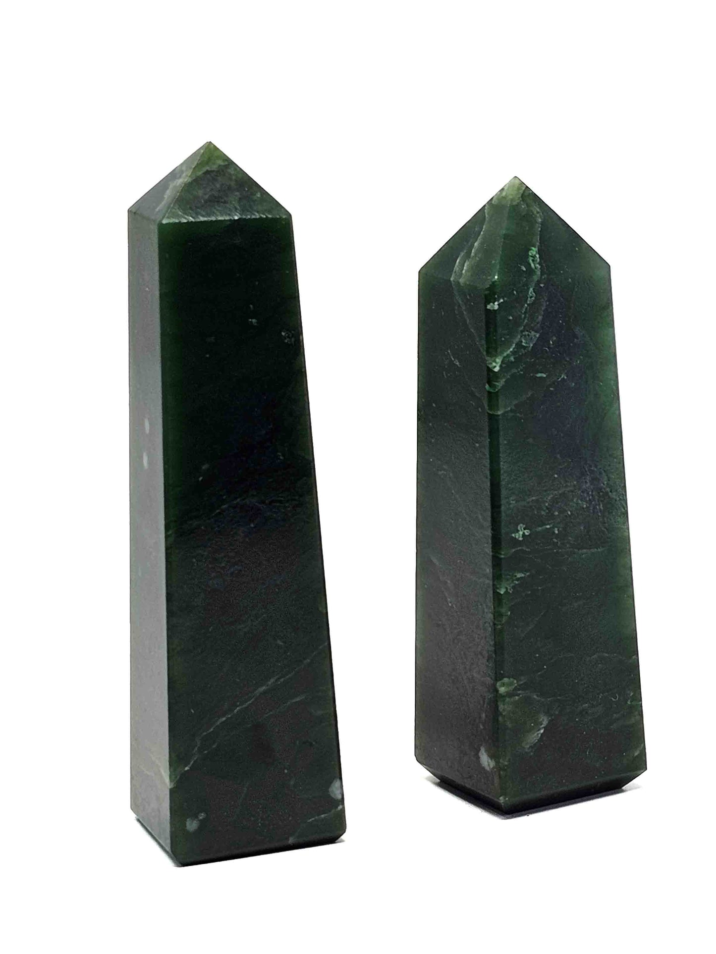 British Columbia Nephrite - Obelisk - A Grade - 2pc - 385g