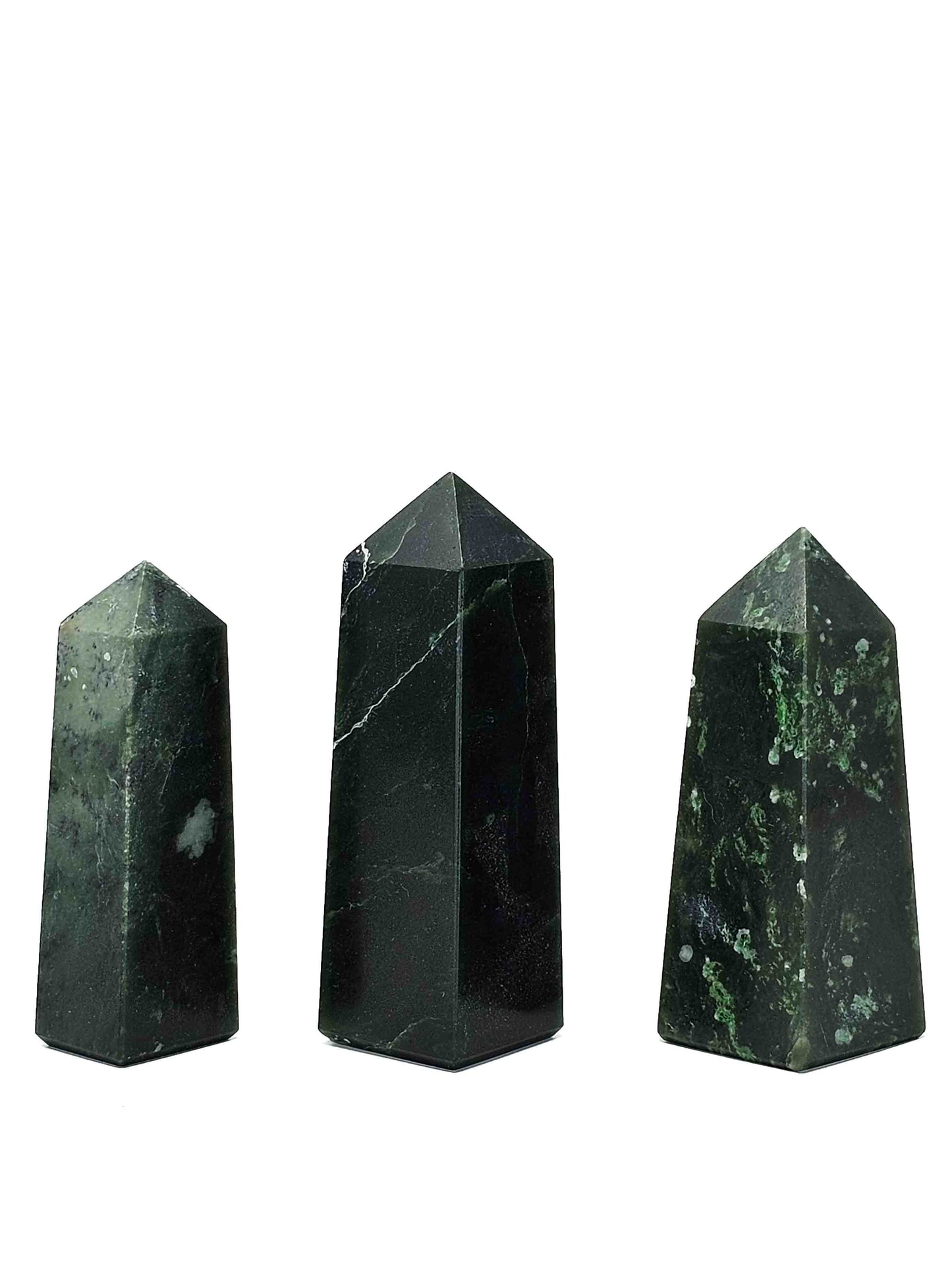 British Columbia Nephrite - Obelisk - C Grade - 3pc - 370g
