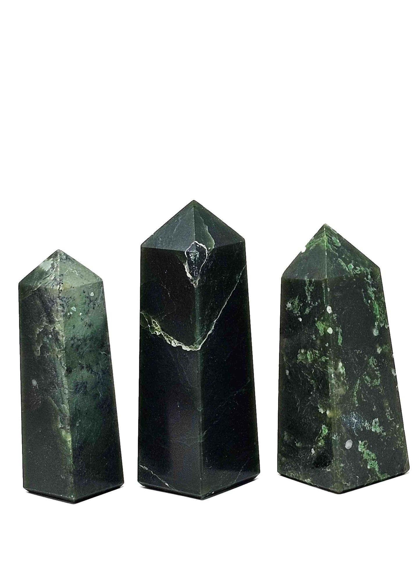 British Columbia Nephrite - Obelisk - C Grade - 3pc - 370g