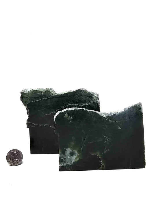 British Columbia Nephrite - Slab - C Grade - 2pc - 495g