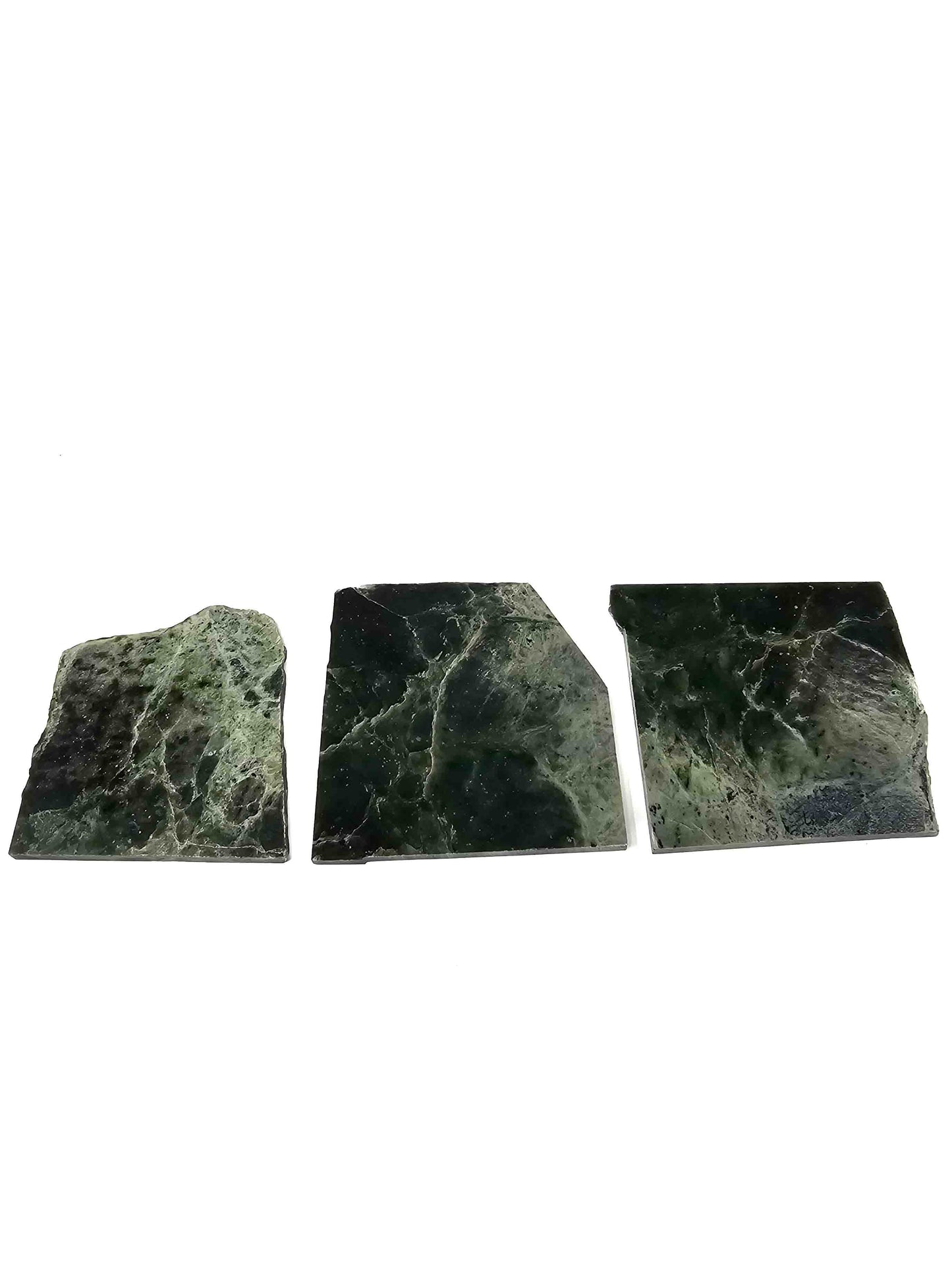British Columbia Nephrite - Slab - Character Grade - 3pc - 865g