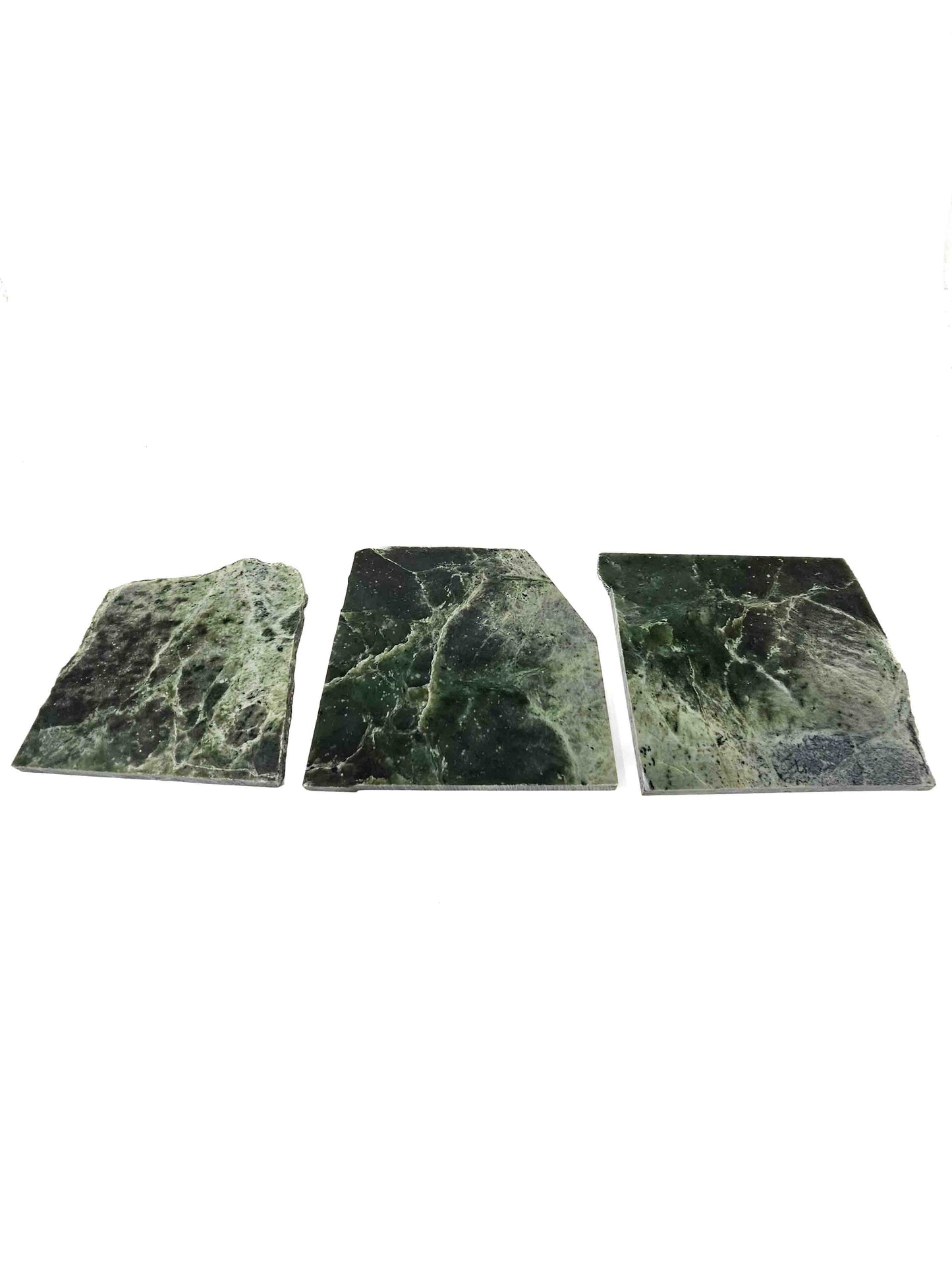 British Columbia Nephrite - Slab - Character Grade - 3pc - 865g