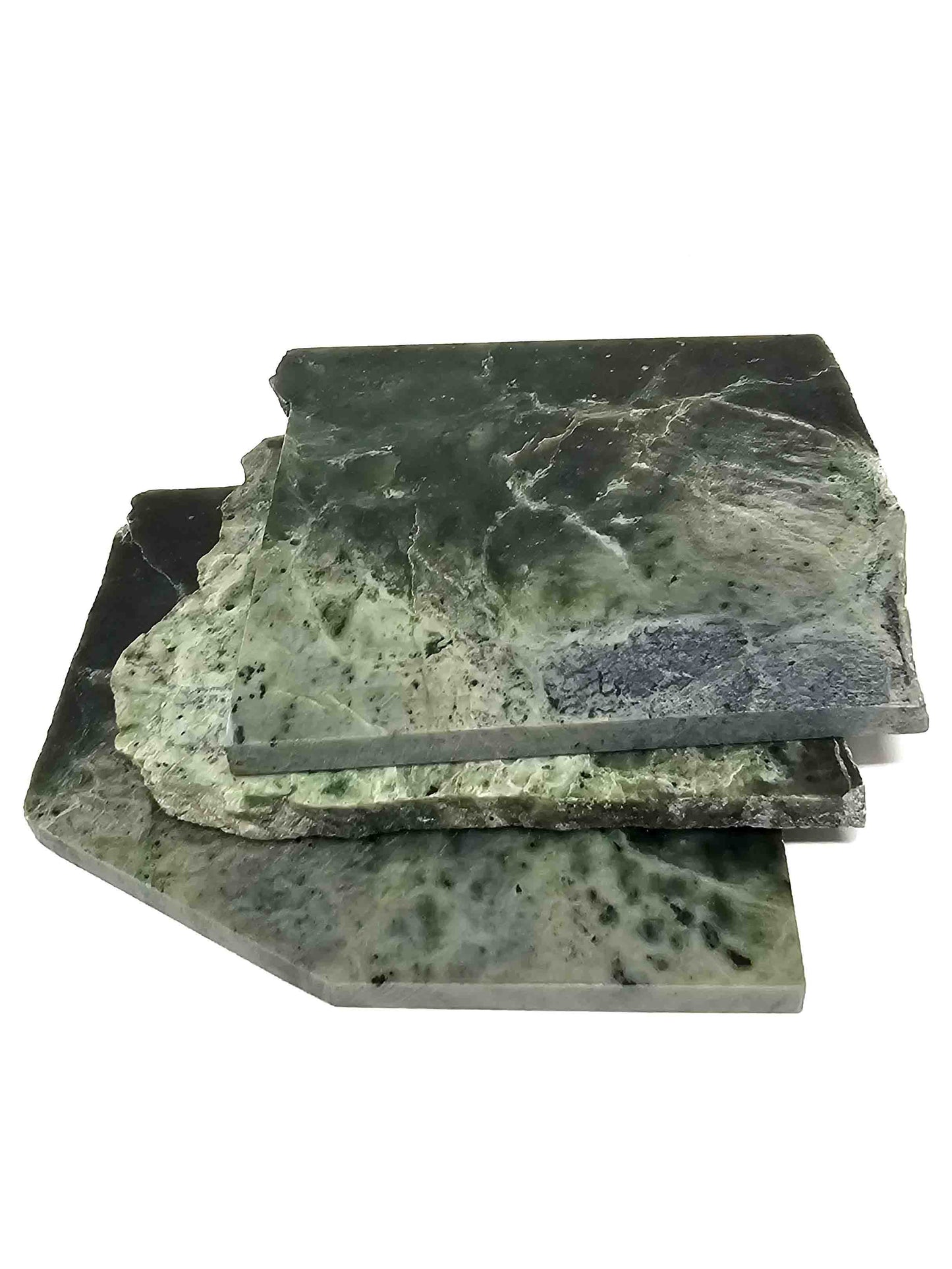 British Columbia Nephrite - Slab - Character Grade - 3pc - 865g