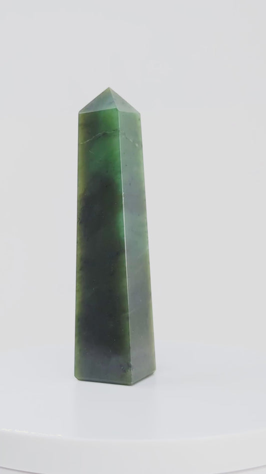 British Columbia Nephrite - Tower - B+ Grade - 1pc - 155g