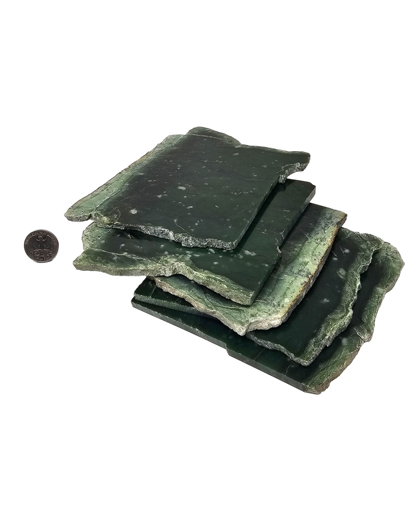 British Columbia Nephrite - Slab - B Grade - 5pc - 1622g