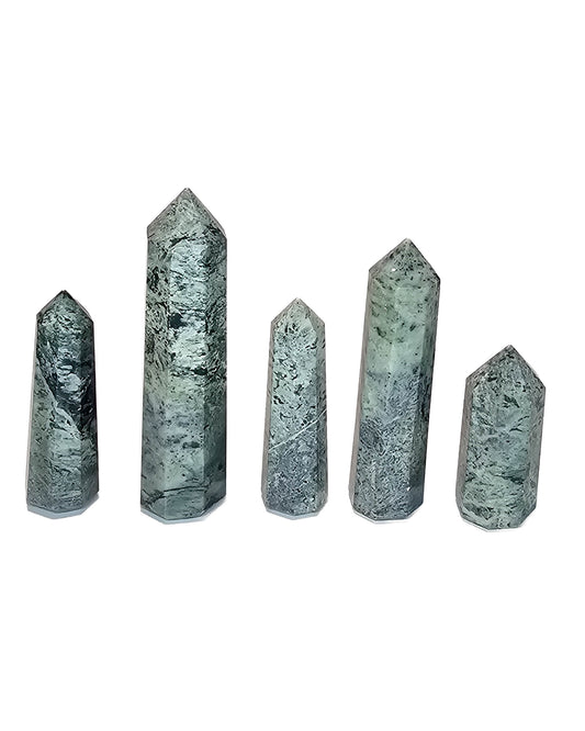 British Columbia Nephrite - Tower - Character Grade - 5pc - 311g