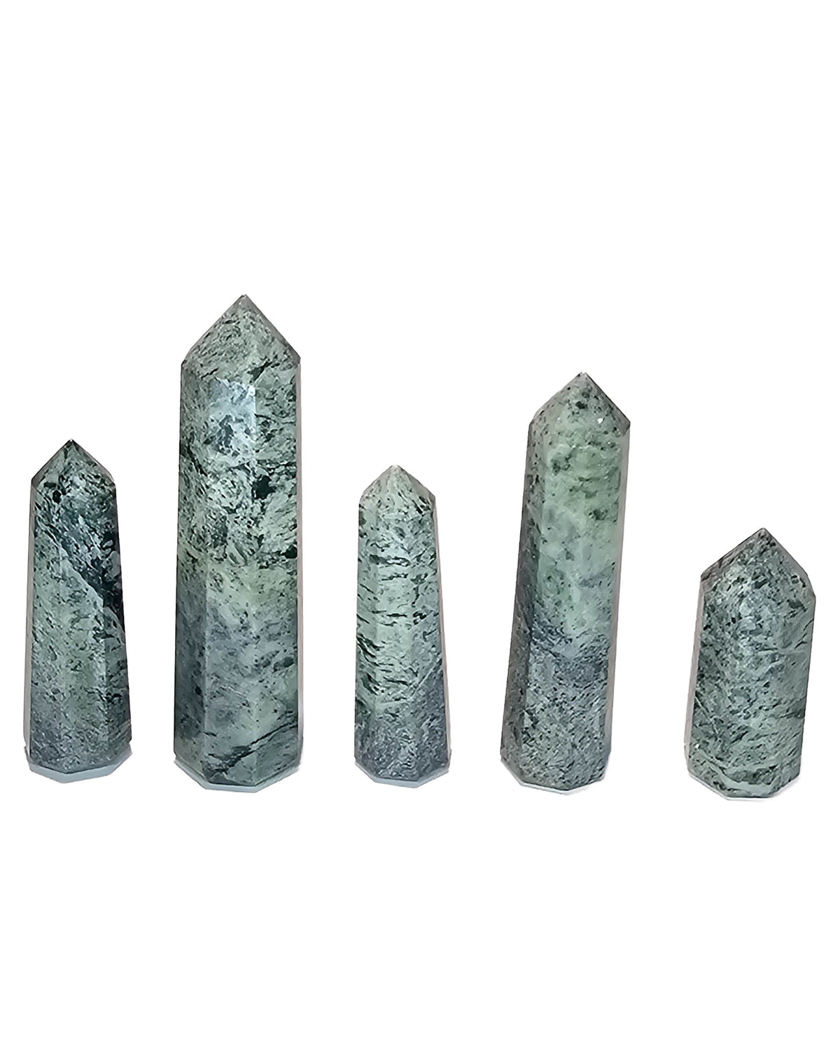 British Columbia Nephrite - Tower - Character Grade - 5pc - 311g