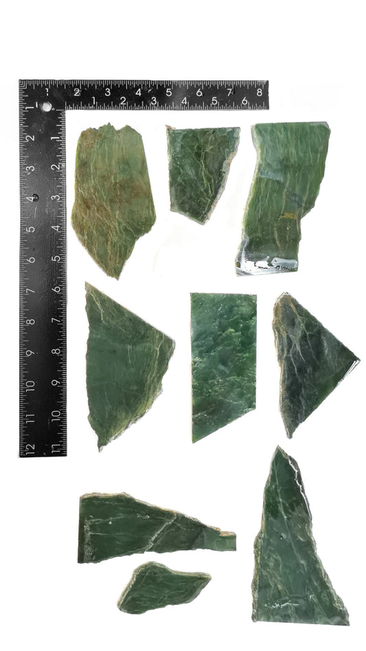 994 grams - C grade - Nephrite Slab Combo